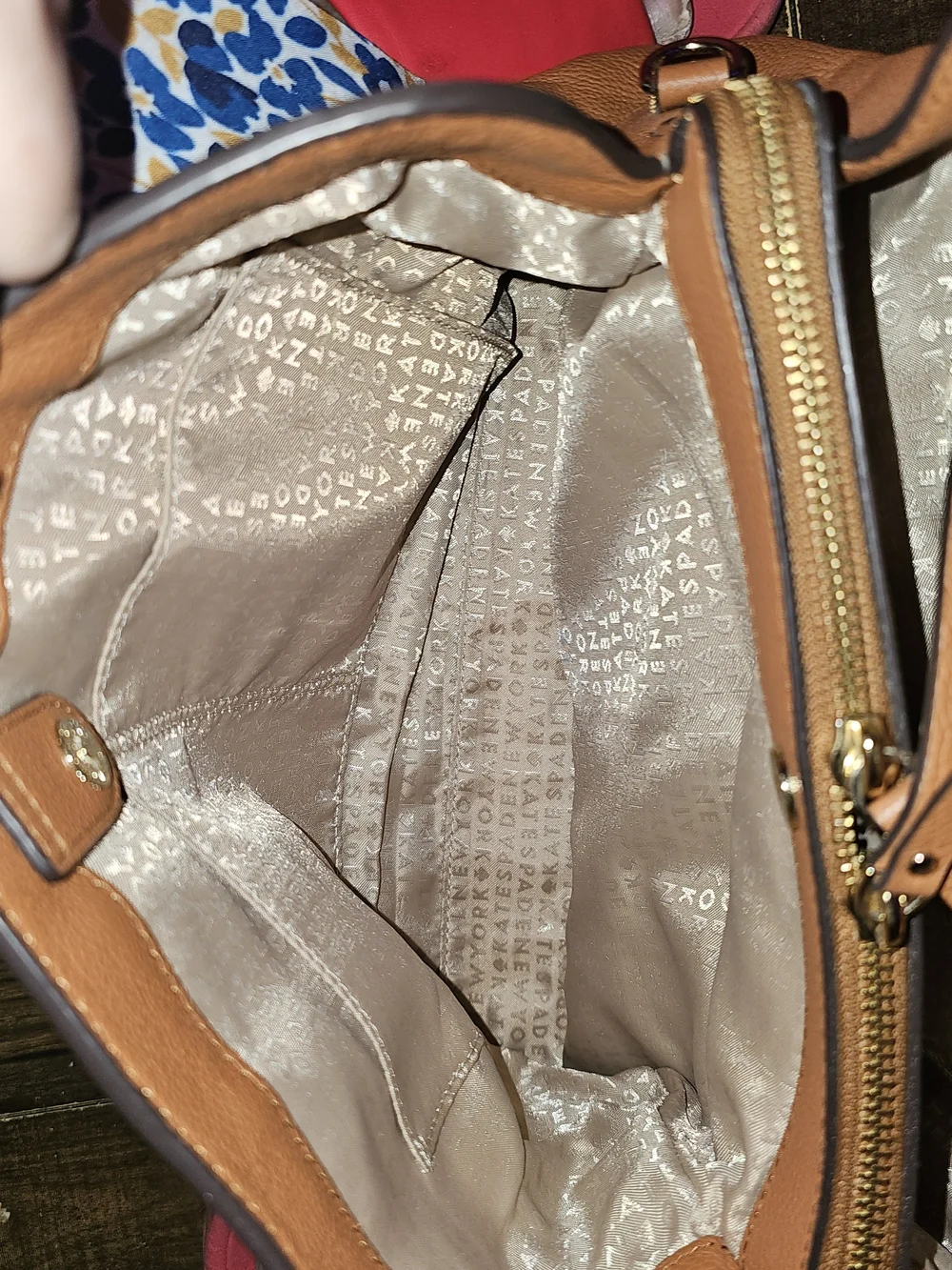kate spade Evangelie Larchment Avenue  Satchel With Pebbled Leather, Floral Bow